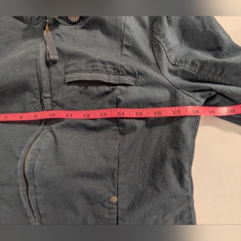 Vans Women's Blue Zip Up Casual Streetwear Skater Jacket 100% Cotton Size Large - Picture 14 of 15